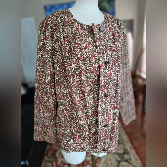 Koret Jackets & Blazers - Koret Abstract Multicolor Jacket Large